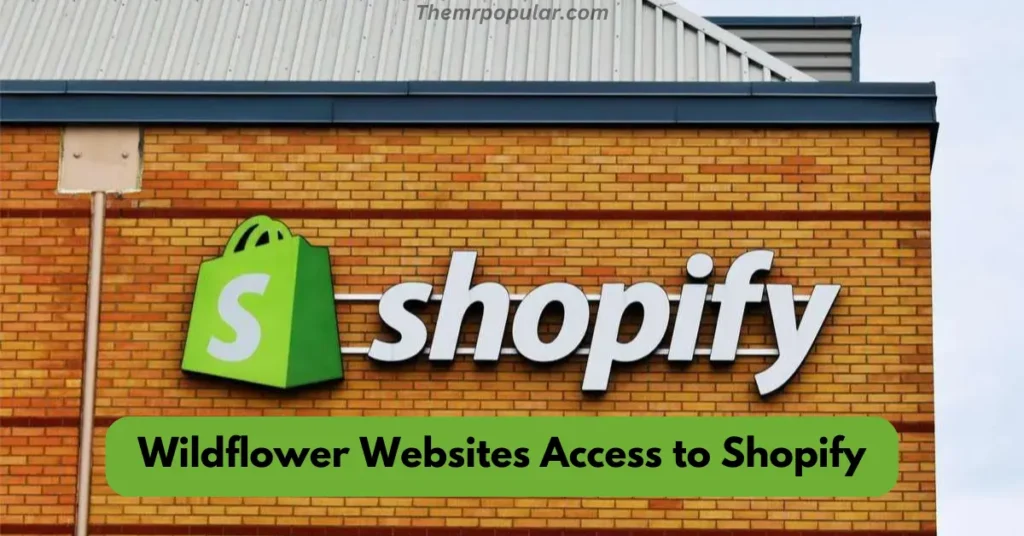 wildflower websites access to shopify