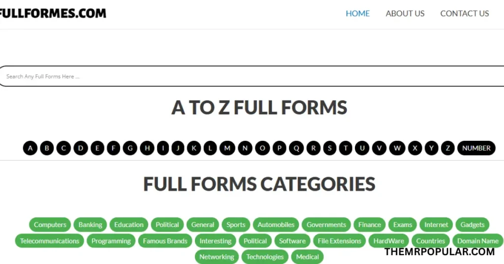 _fullforms com in review guide to abbreviations and terms