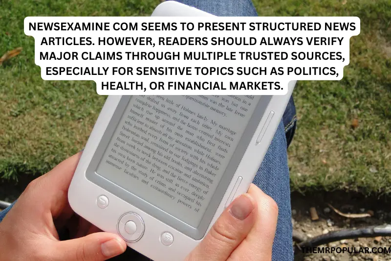 is newsexamine com reliable