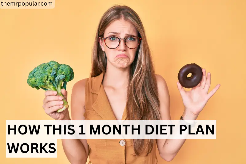 how this 1 month diet plan works