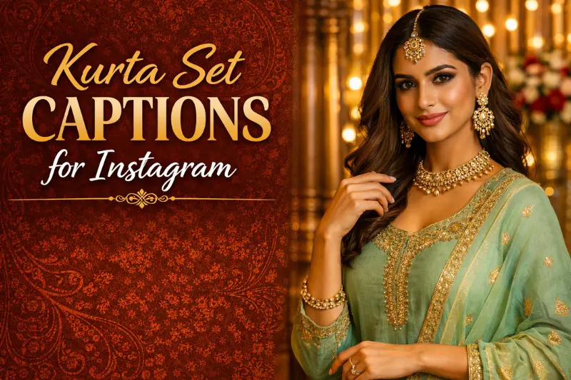 kurta captions for instagram