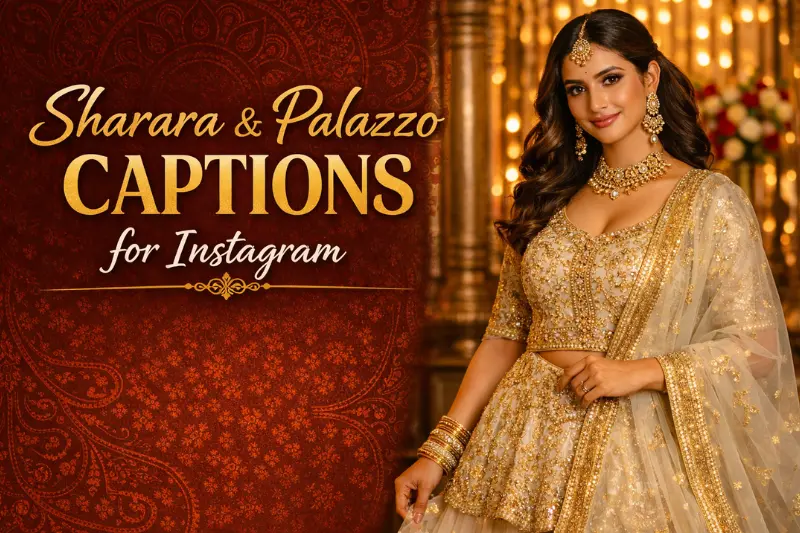 sharara and palazzo captions for instagram