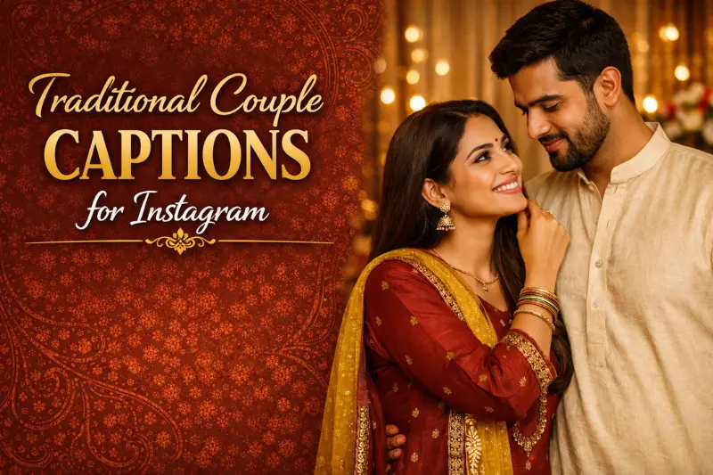 traditional couple captions for instagram