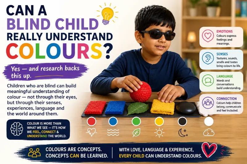 can a blind child really understand