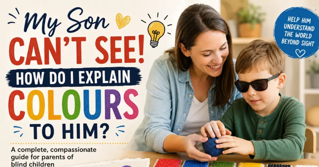 my son cant see how do i explain colours to him complete guide for you