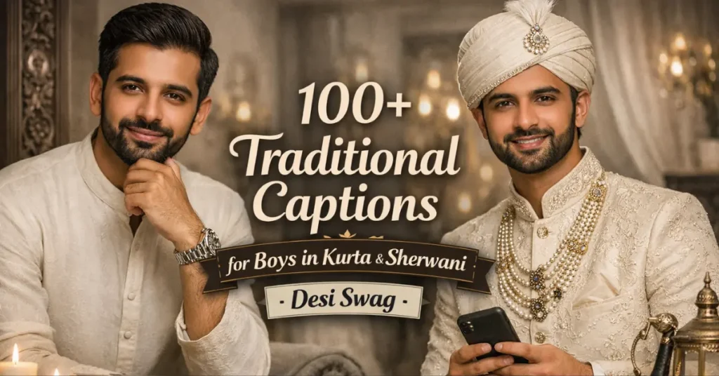 100+ Traditional Captions for Boys in Kurta & Sherwani (Desi Swag) traditional captions for boys in kurta and sherwani