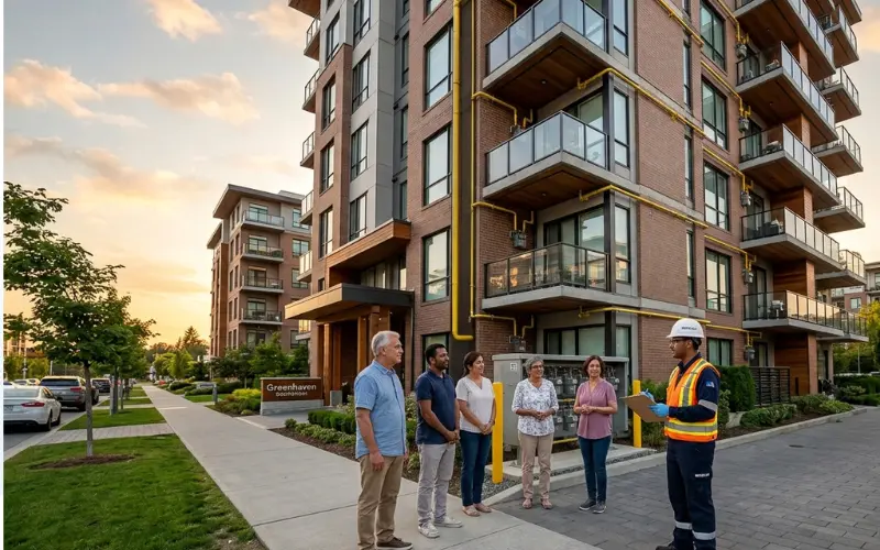 gas pipeline connection for home vs society and commercial applications