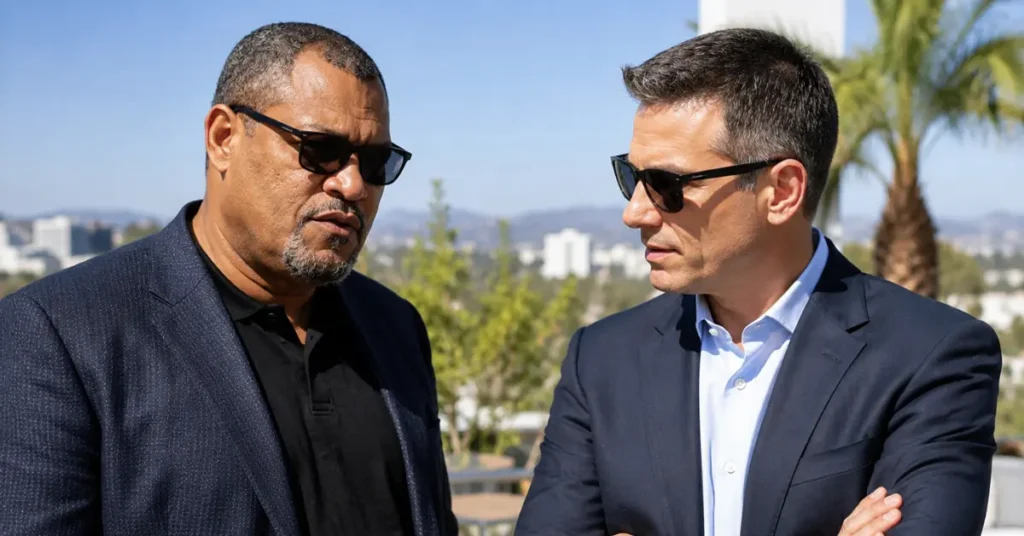 Laurence Fishburne and David Einhorn laurence fishburne and david einhorn