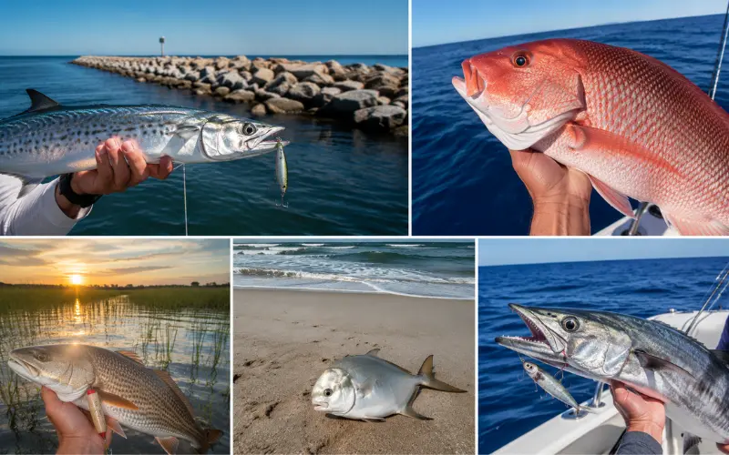 where to fish species by species